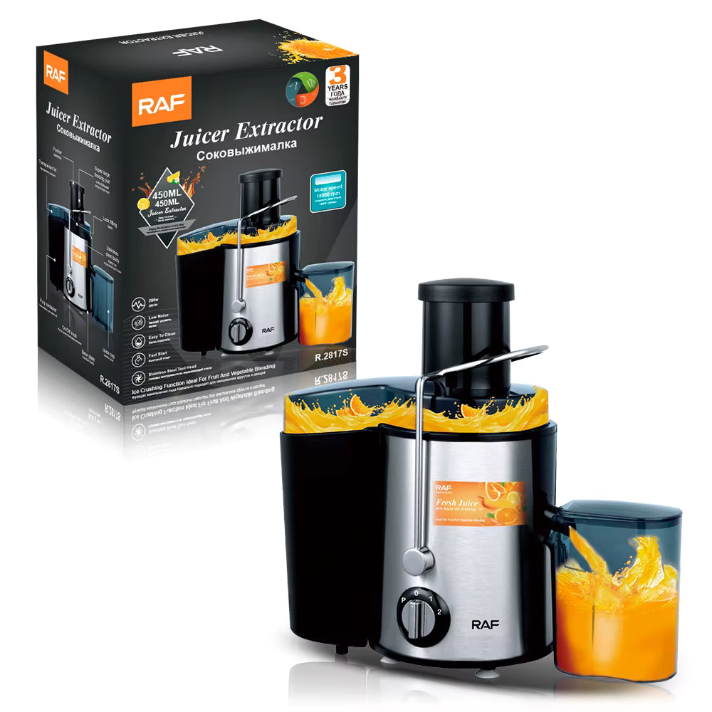 Extractor de Jugos RAF   Potente y Práctico para Jugos Naturales