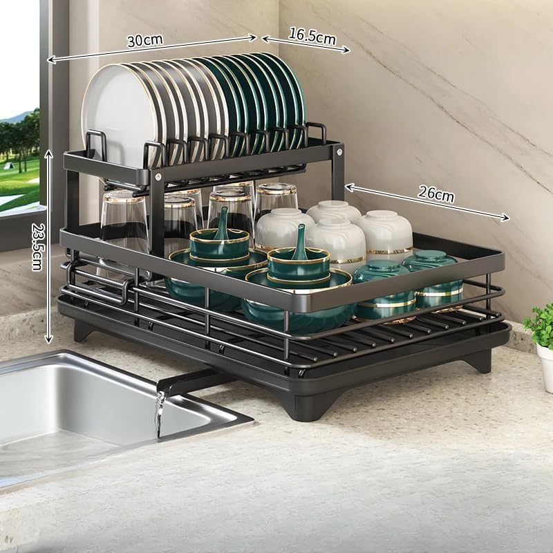 Organizador de Lavaplatos de Lujo en Acero Inoxidable