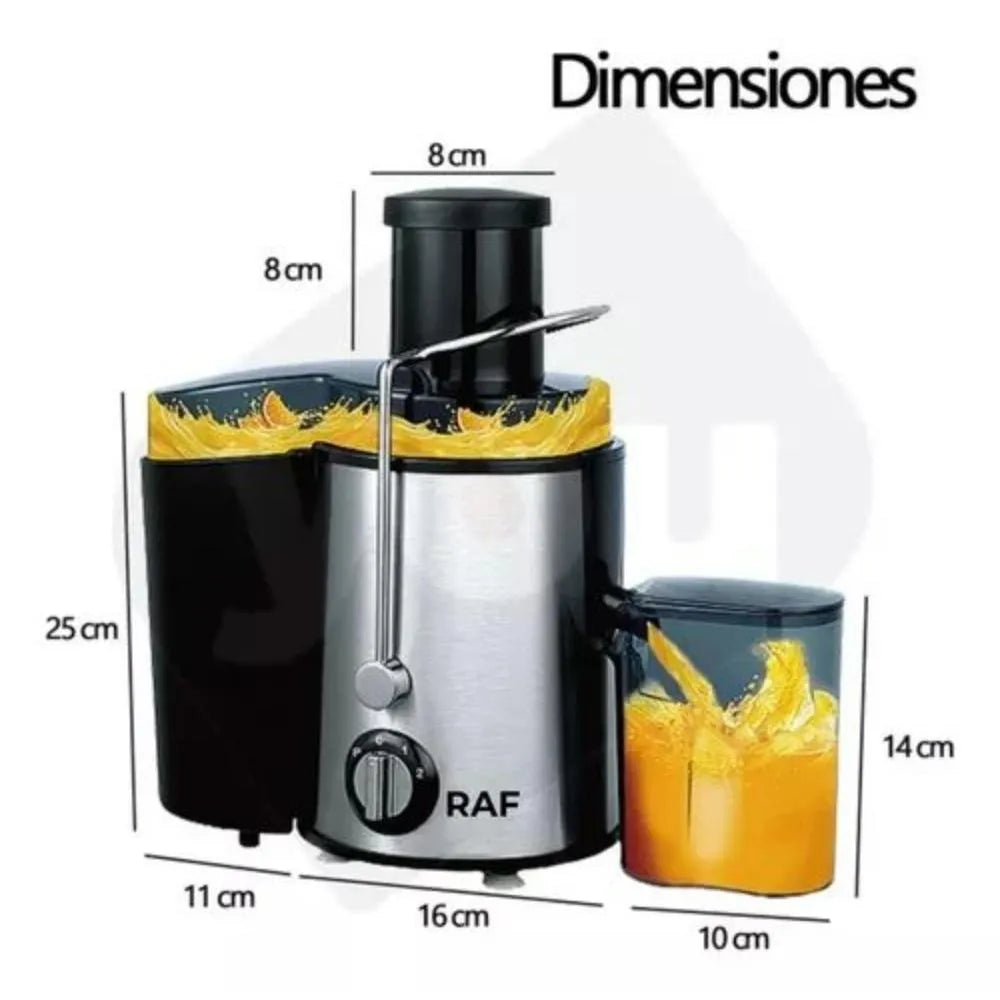Extractor de Jugos RAF   Potente y Práctico para Jugos Naturales